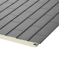 Daugiasluoksnės sieninės plokštės PIR SLATE (su skalūno imitacija, paslėpto tvirtinimo) Daugiasluoksnės sieninės plokštės PIR SLATE (su skalūno imitacija, paslėpto tvirtinimo)