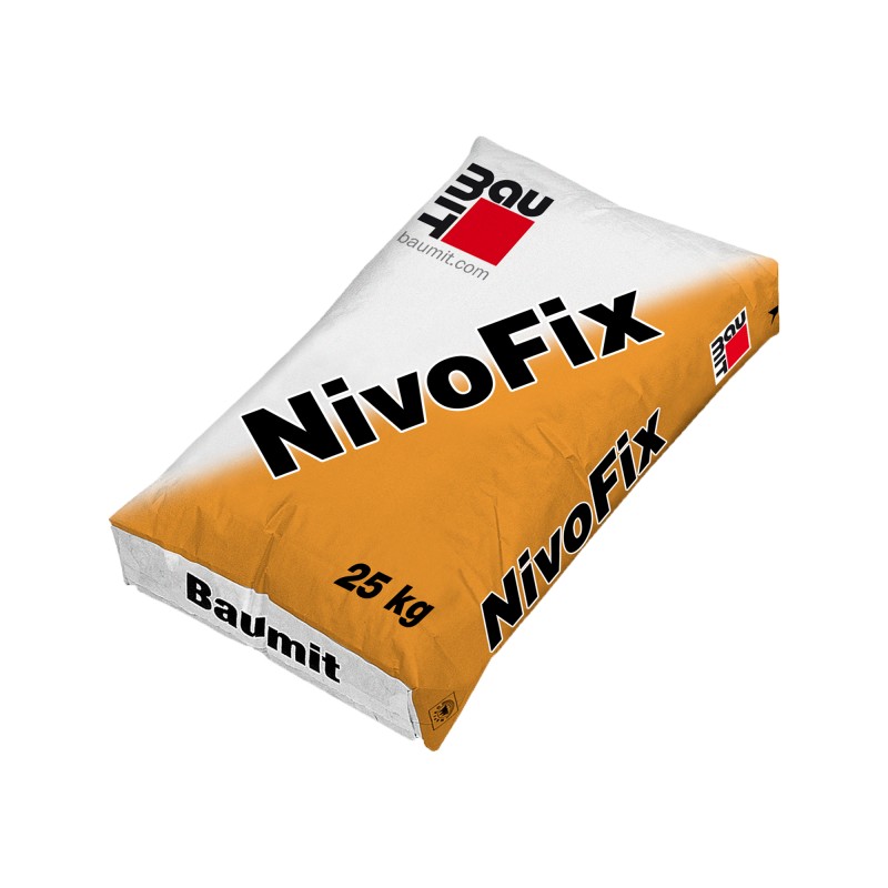 Mineralinis klijavimo mišinys šilumos izoliacijos plokštėm Baumit NivoFix 25,0kg