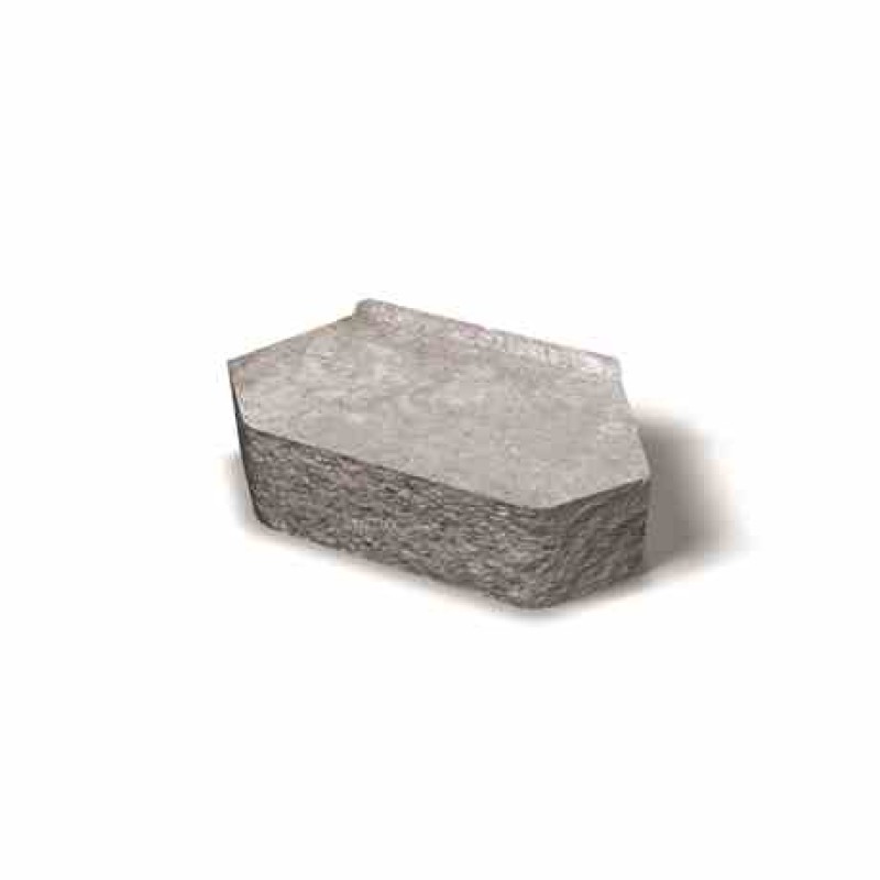Benders Megastone užapvalintai skeltas atraminės sienėlės blokas 360x200x100 (Spalva - pilka)