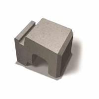 Benders lenktas atraminės sienėlės blokas Norblock Mini lygus 250x280x170 (Spalva - pilka) Benders lenktas atraminės sienėlės blokas Norblock Mini lygus 250x280x170 (Spalva - pilka)