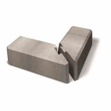 Benders kampinis atraminės sienėlės blokas Norblock Mini lygus 550x260x170 (Spalva - pilka)