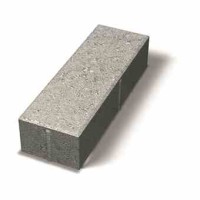 Benders grindinio plytelė nuožulniais kraštais 350x117x80 (Spalva - pilka)