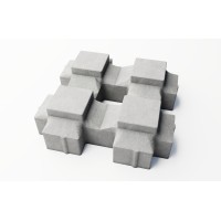 Betono mozaika trinkelės Eco Domino 333x333x110