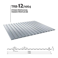 Trapecinis profilis TRB 12/1064 Trapecinis profilis TRB 12/1064