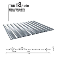 Trapecinis profilis TRB 18/1060 Trapecinis profilis TRB 18/1060