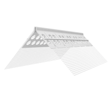 Ejot arkinis kampinis PVC profilis su tinkleliu 100x150mm 2,5m