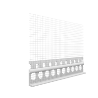 Ejot PVC užbaigimo profilis 281 2,0m plotis 3 ir 6 mm (skirtingo storio ir spalvs tinko suvedimui)