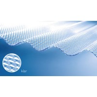 Guttagliss PC sinusinis profilis su korio efektu 2,8mm skaidrus (76/18) Guttagliss PC sinusinis profilis su korio efektu 2,8mm skaidrus (76/18)