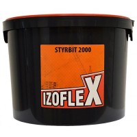 Bitumo-kaučiuko mišinys Izolfex Styrbit 2000 10,0l Bitumo-kaučiuko mišinys Izolfex Styrbit 2000 10,0l