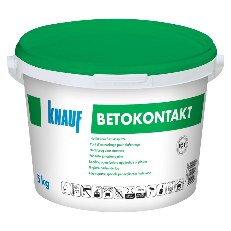 Neįgeriančių mineralinių paviršių gruntas Knauf Betokontakt 5,0kg