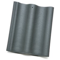 Betoninė čerpė ZANDA LUMINO Tamsiai pilka Betoninė čerpė ZANDA LUMINO Tamsiai pilka