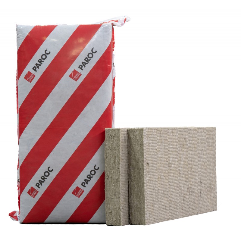 Akmens vata Paroc Solid 75x610x1220 mm, universali 7,44m²/0,558m³ Akmens vata Paroc Solid 75x610x1220 mm, universali 7,44m²/0,558m³