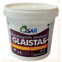 Smulkiagrūdis akril-lateksinis glaistas su marmuro užpildu SAR 16,0kg Smulkiagrūdis akril-lateksinis glaistas su marmuro užpildu SAR 16,0kg