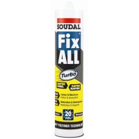 Klijuojantis hermetikas Soudal Fix All Turbo Klijuojantis hermetikas Soudal Fix All Turbo