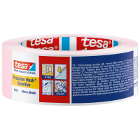Dažymo juosta Tesa Precision Mask Sensitive 38mmx50m, jautriems paviršiams Dažymo juosta Tesa Precision Mask Sensitive 38mmx50m, jautriems paviršiams