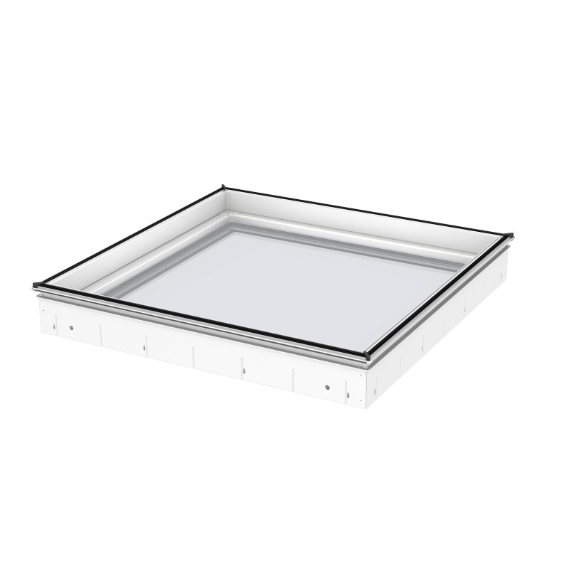 Velux CFU 0025Q Nevarstomas plokščio stogo langas (2 kamerų) su lygiu arba išgaubtu stiklu