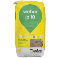 Mašininis/rankinis cementinis kalkinis tinkas Weber IP 18, 25,0kg Mašininis/rankinis cementinis kalkinis tinkas Weber IP 18, 25,0kg