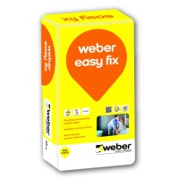 Elastingi plytelių klijai Weber Easy Fix 25,0kg Elastingi plytelių klijai Weber Easy Fix 25,0kg