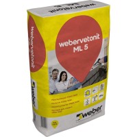 Spalvotas mūro mišinys Weber.Vetonit ML 5 25,0kg