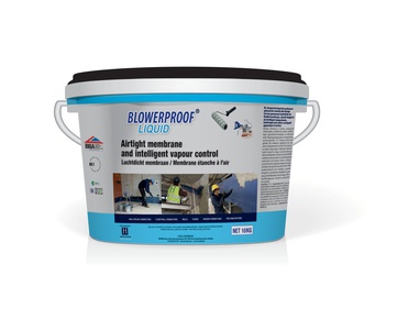 Pučiama polimerinė mastika pastato konstrukcijų sandarinimui BLOWERPROOF LIQUID 10,0kg (balta) Pučiama polimerinė mastika pastato konstrukcijų sandarinimui BLOWERPROOF LIQUID 10,0kg (balta)
