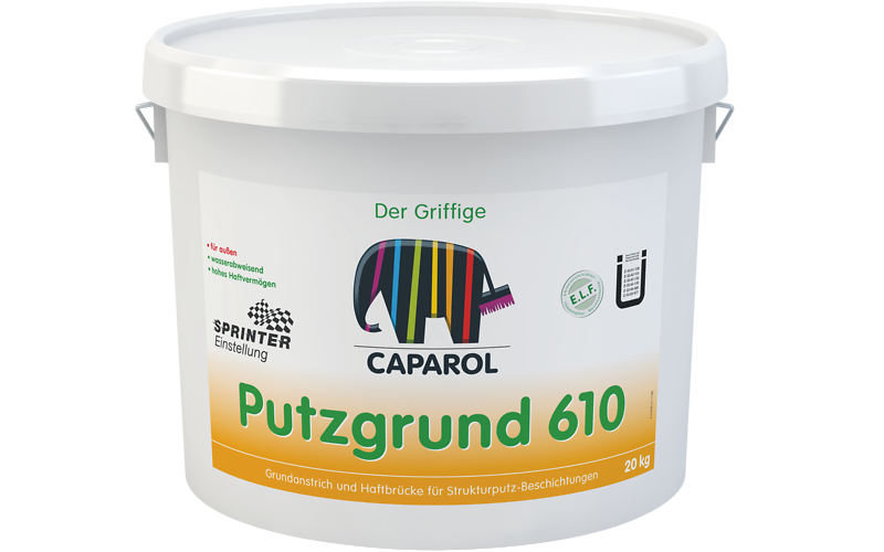 Gruntas su kvarciniu užpildu vidui ir išorei Capatect Putzgrund 610 Weiss PL 25.0kg Gruntas su kvarciniu užpildu vidui ir išorei Capatect Putzgrund 610 Weiss PL 25.0kg