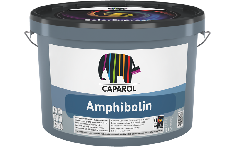 Universalūs dažai, gryno akrilo pagrindu CAPAROL Amphibolin E.L.F. 1,25l