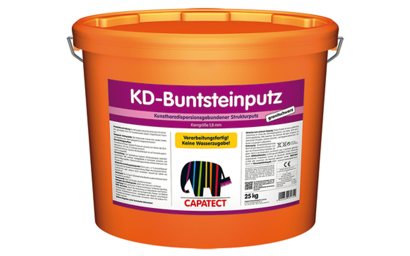 Spalvotų akmenukų tinkas fasadui Capatect KD-BUNTSTEINPUTZ 25.0kg Spalvotų akmenukų tinkas fasadui Capatect KD-BUNTSTEINPUTZ 25.0kg