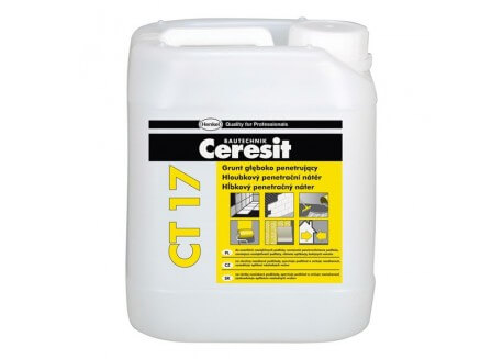 Giliai įsiskverbiantis gruntas Ceresit CT 17 Profi 10,0l Giliai įsiskverbiantis gruntas Ceresit CT 17 Profi 10,0l