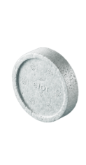 Ejot polistirolo tabletė Silver 20mm storio ⌀70mm