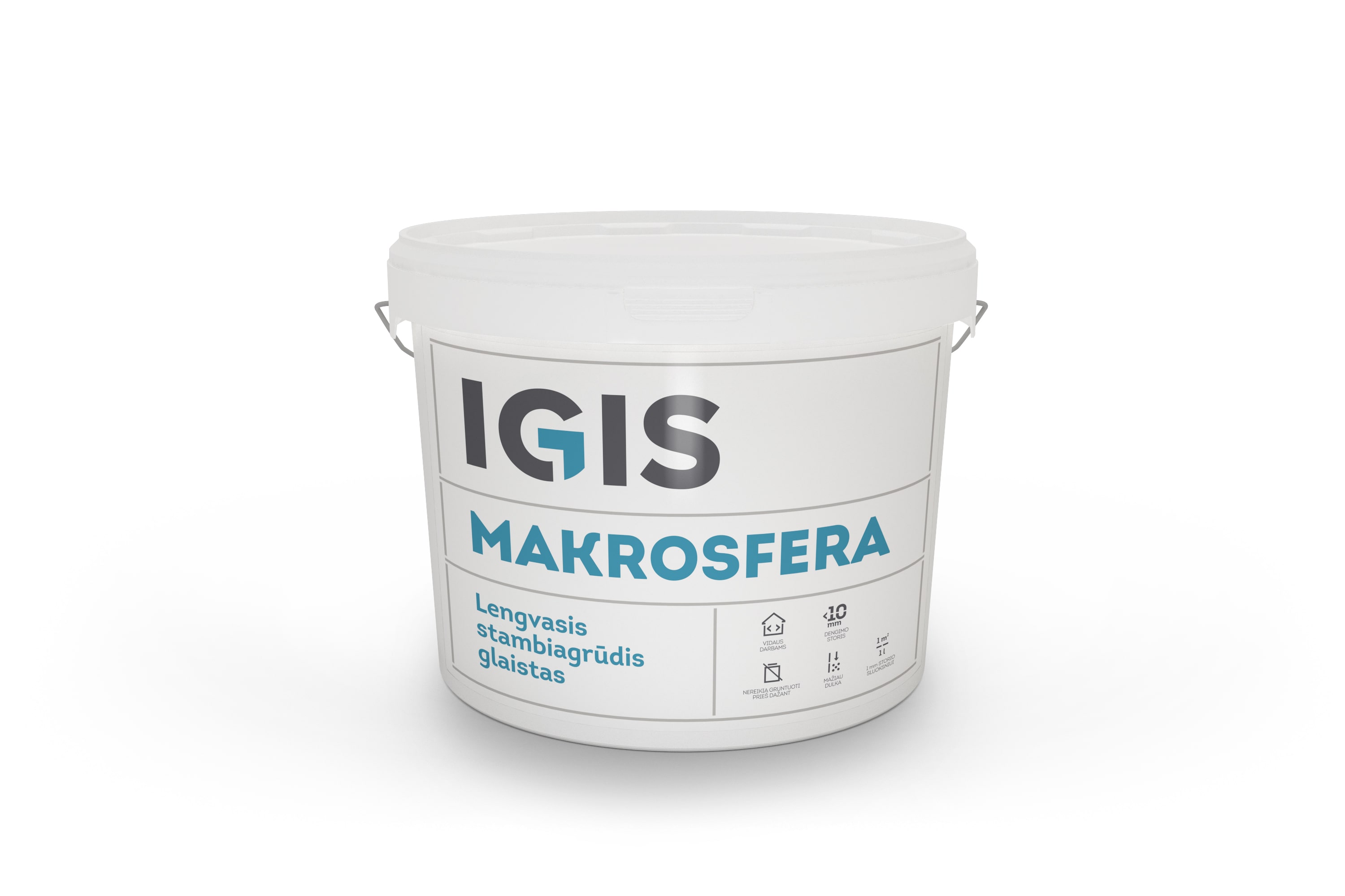 Stambiagrūdis glaistas Igis Makrosfera 9,0l Stambiagrūdis glaistas Igis Makrosfera 9,0l