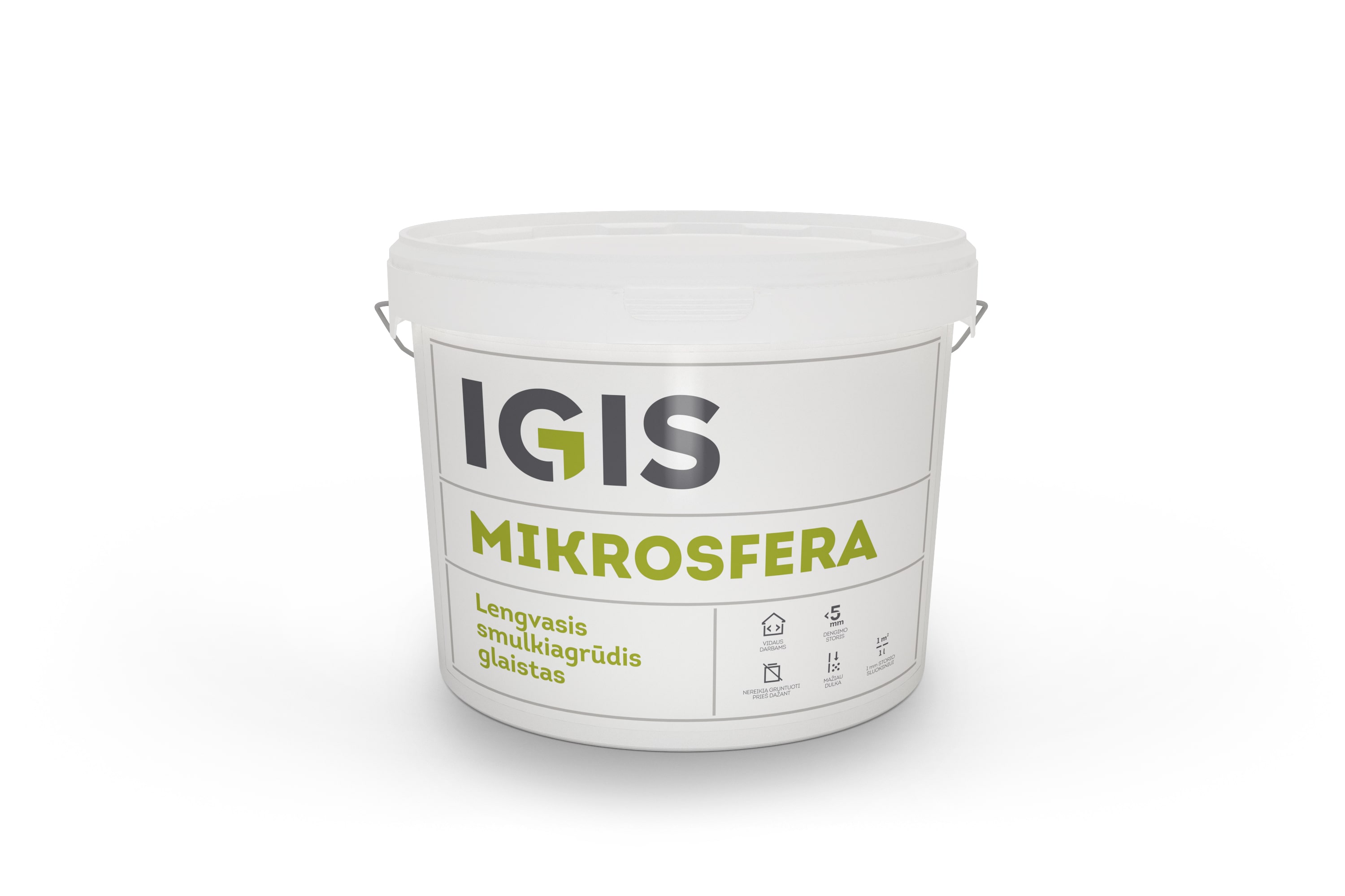 Smulkiagrūdis glaistas Igis Mikrosfera 9,0l Smulkiagrūdis glaistas Igis Mikrosfera 9,0l