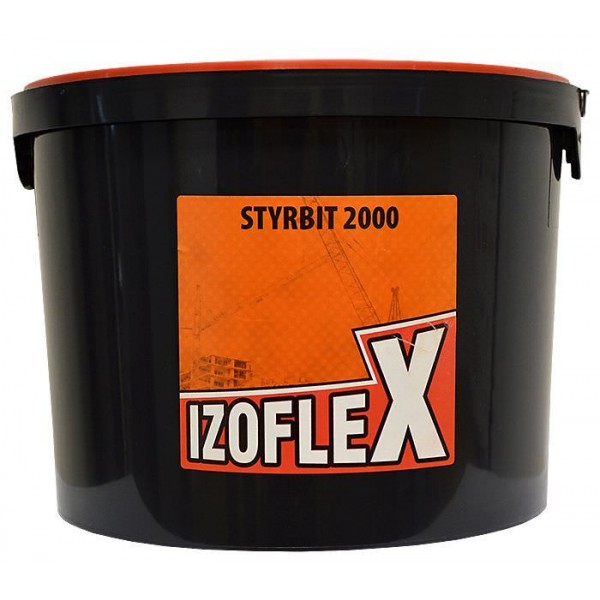 Bitumo-kaučiuko mišinys Izolfex Styrbit 2000 10,0l