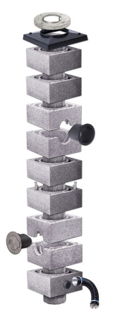 Schiedel Isokern Air Ø150 mm kaminas Schiedel Isokern Air Ø150 mm kaminas