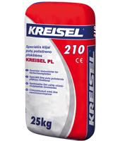 Specialūs klijai putų polistireno plokštėms Kreisel PL 210 25,0kg