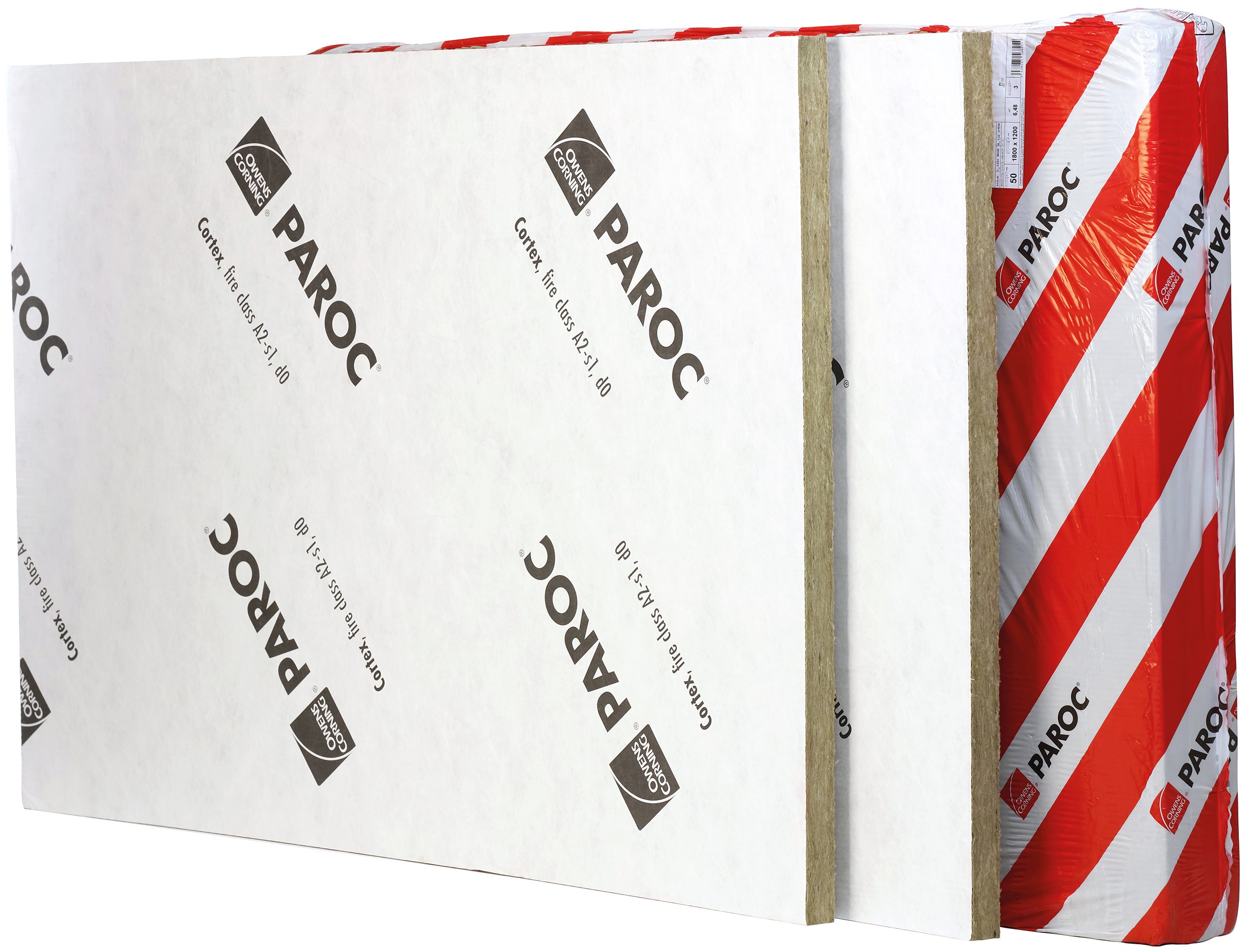 Vėdinamų atitvarų plokštės Paroc Cortex 30x1200x1800 10,80m²/0,324m³ Vėdinamų atitvarų plokštės Paroc Cortex 30x1200x1800 10,80m²/0,324m³