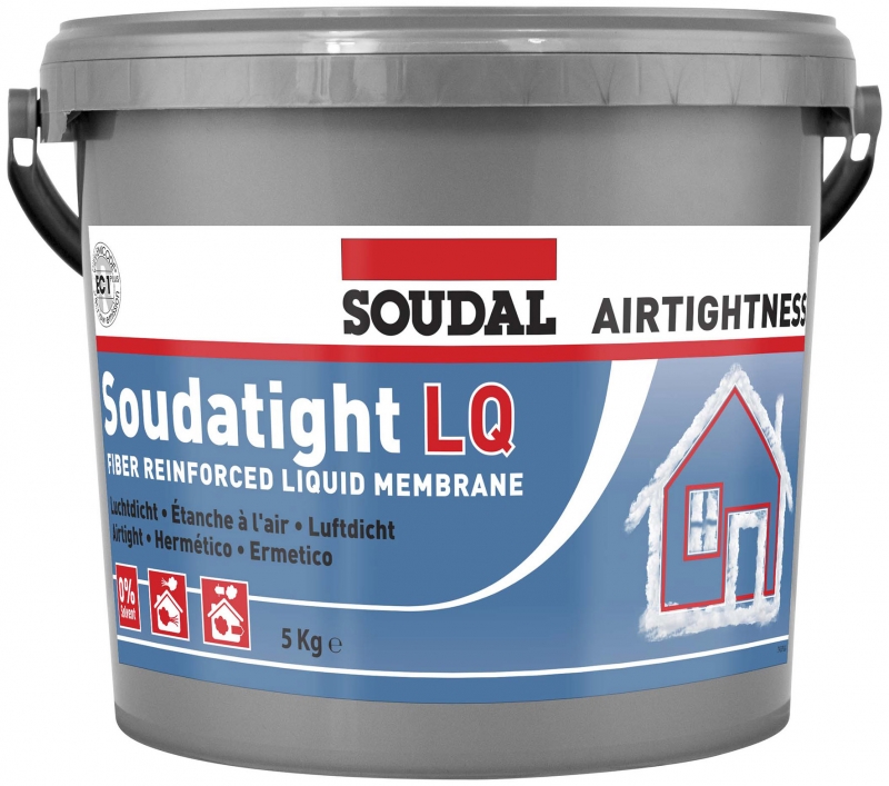 Garoizoliacinė mastika Soudal Soudatight LQ 4,5kg Garoizoliacinė mastika Soudal Soudatight LQ 4,5kg