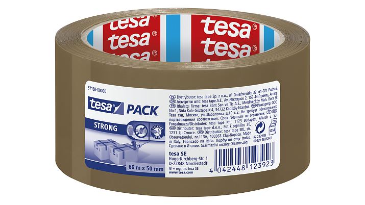 Pakavimo juosta Tesa ruda 50mmx66m