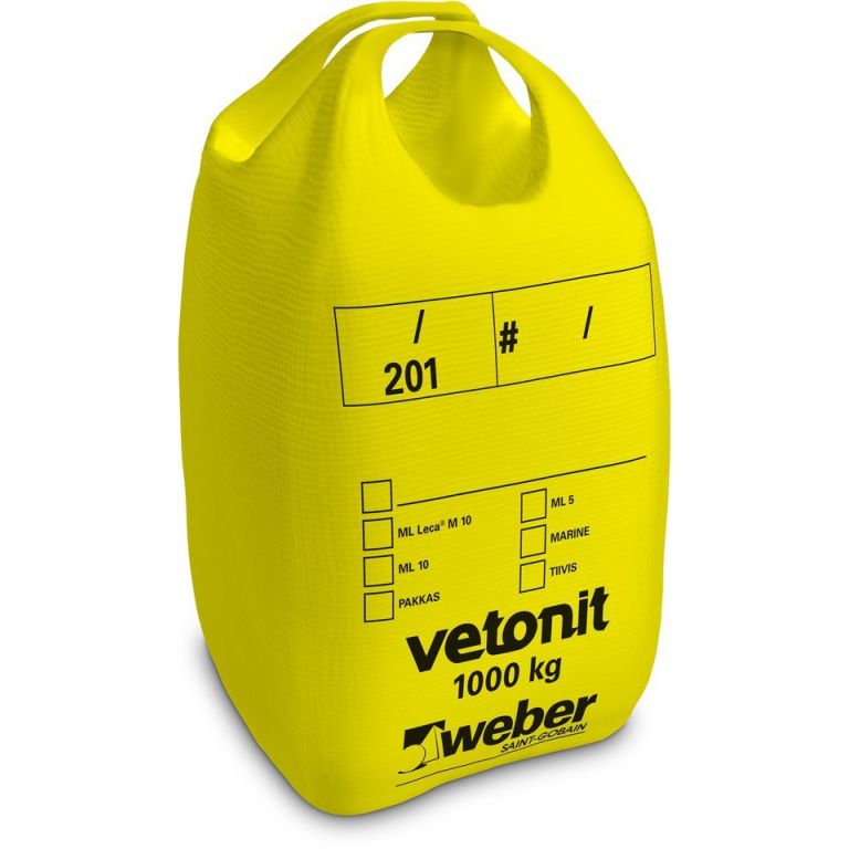 Spalvotas mūro mišinys Weber.Vetonit ML 5 1000,0kg Spalvotas mūro mišinys Weber.Vetonit ML 5 1000,0kg